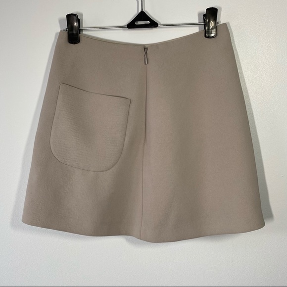 Aritzia Wilfred Grey Mini Skirt size 00 - Picture 7 of 8
